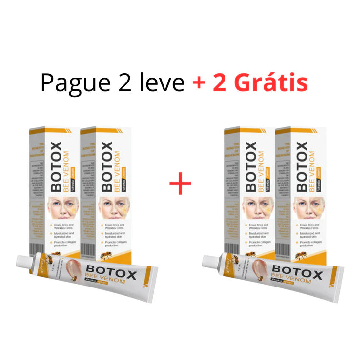 Creme antirrugas com veneno de abelha