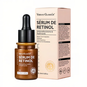 Sérum antienvelhecimento com retinol para renovação da pele